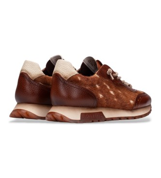 Hispanitas Skind sneakers Oregon brun