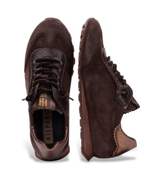 Hispanitas Zinnia Lederschuhe braun