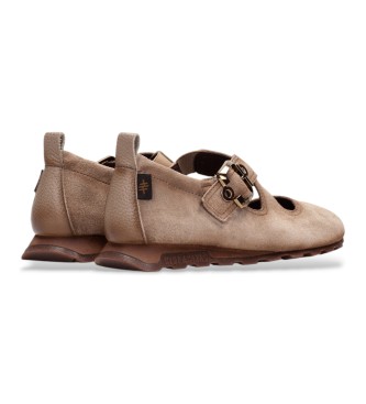 Hispanitas Zinnia Taupe Lederschuhe