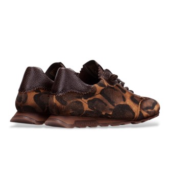 Hispanitas Zinnia læder sneakers brun