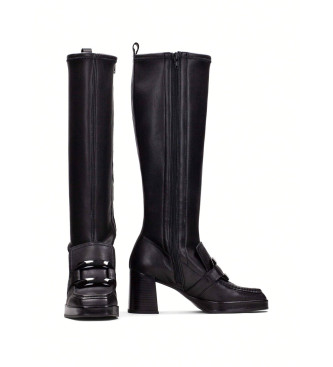 Hispanitas Leather boots Natalie black -Heel height 7cm