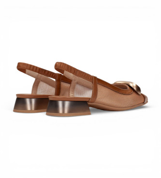 Hispanitas Brown Soho Leather Sandals