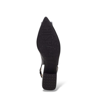 Hispanitas Silhouette Leather Sandals black