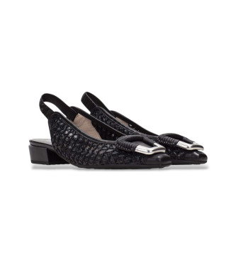 Hispanitas Chaussures Soho en cuir noir