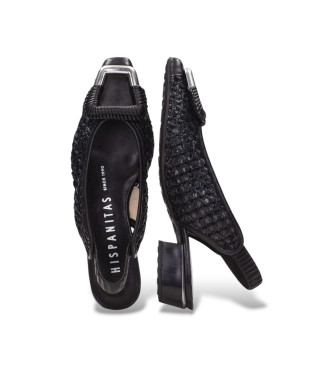 Hispanitas Chaussures Soho en cuir noir