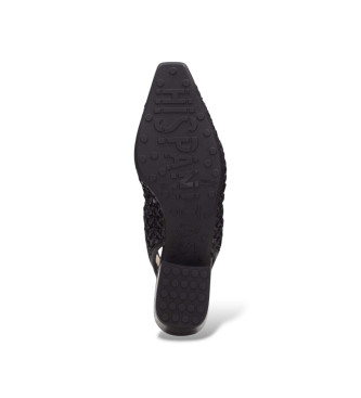 Hispanitas Chaussures Soho en cuir noir