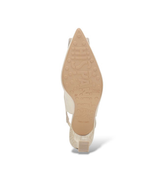 Hispanitas Sandalias de Piel Adorno beige
