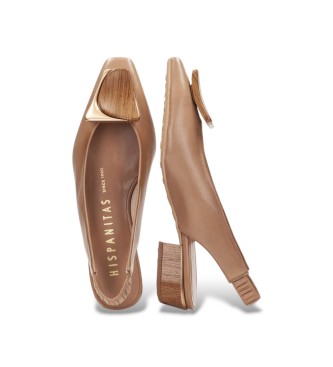 Hispanitas Soho l�dersko brun Destalonado