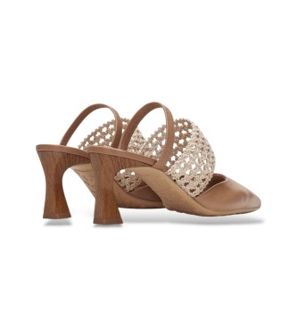Hispanitas Sandalias de Piel Soho marr�n