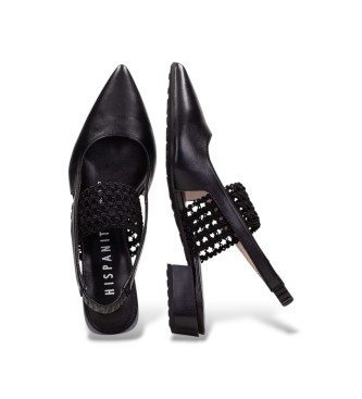 Hispanitas Sandalias de Piel Soho Afilada negro
