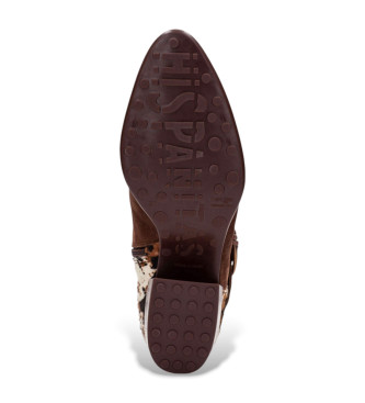Hispanitas Braune Verona Lederstiefeletten