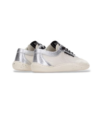 Hispanitas Zapatillas Velour blanco roto