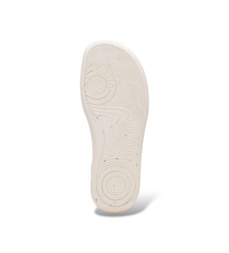 Hispanitas Zapatillas Velour blanco roto
