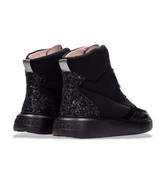 Hispanitas Bolmet Leather Sneakers black