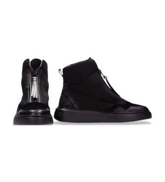Hispanitas Bolmet Leather Sneakers black