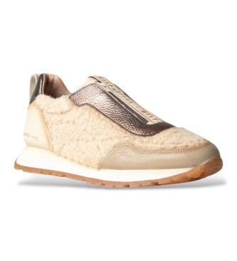 Hispanitas Kansas I25 Sneaker aus Leder in Beige