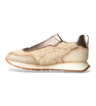 Hispanitas Kansas I25 Sneaker aus Leder in Beige