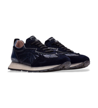 Hispanitas Leder Turnschuhe Kansas navy