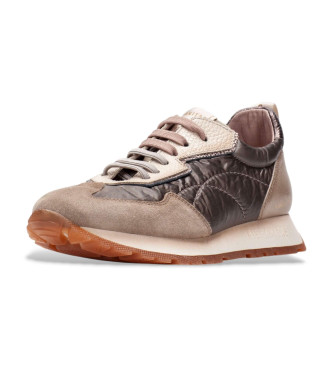Hispanitas Sneakers in pelle marrone Kansas