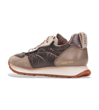 Hispanitas Sneakers in pelle marrone Kansas