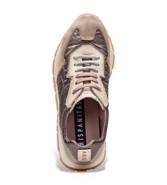 Hispanitas Sneakers in pelle marrone Kansas