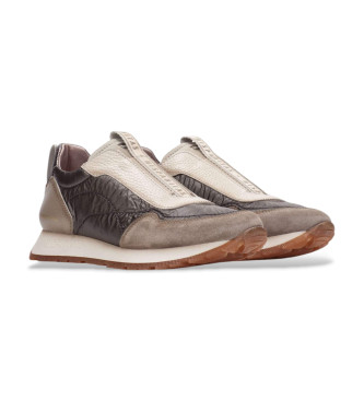 Hispanitas Sneakers in pelle marrone Kansas 