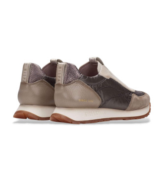 Hispanitas Sneakers in pelle marrone Kansas 