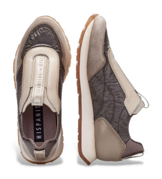 Hispanitas Sneakers in pelle marrone Kansas 