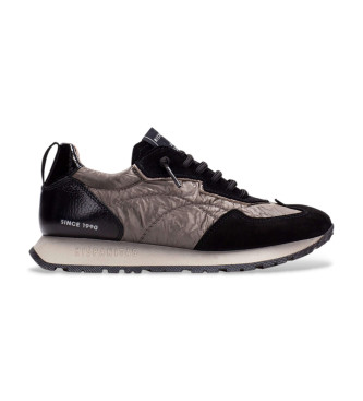 Hispanitas Sneakers in pelle nera Kansas