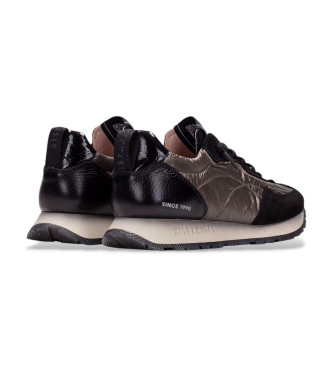 Hispanitas Sneakers in pelle nera Kansas