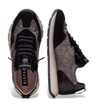 Hispanitas Sneakers in pelle nera Kansas