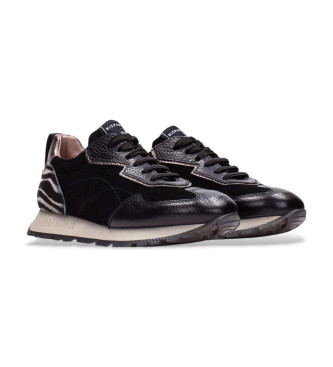 Hispanitas Sneakers in pelle nera Kansas