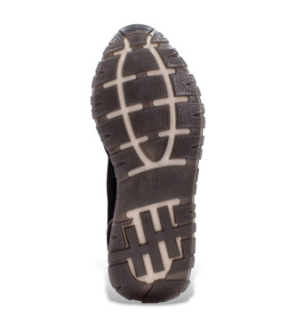 Hispanitas Sneakers in pelle nera Kansas