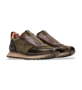 Hispanitas Leather Sneakers Kansas green