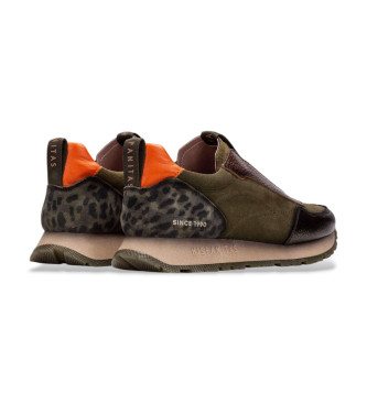 Hispanitas Leather Sneakers Kansas green