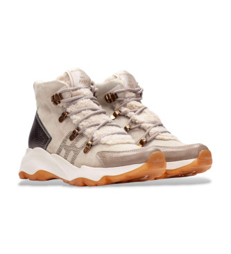 Hispanitas Pantofole in pelle beige nepalese