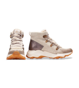 Hispanitas Pantofole in pelle beige nepalese
