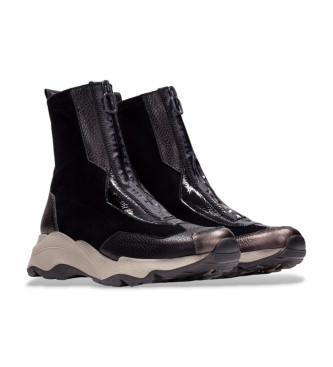 Hispanitas Leren sneakers Nepal Bolmet zwart