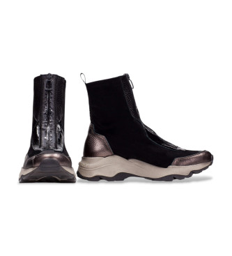 Hispanitas Leren sneakers Nepal Bolmet zwart