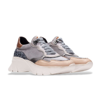 Hispanitas Paprika Leather Sneakers grey