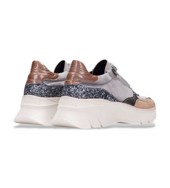 Hispanitas Paprika Leather Sneakers grey