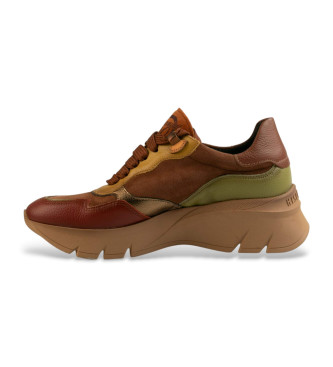 Hispanitas Sneakers in pelle color paprika marrone