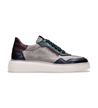 Hispanitas Baskets urbaines en cuir gris
