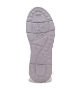 Hispanitas Baskets urbaines en cuir gris