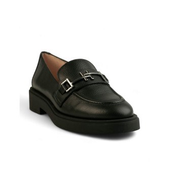 Hispanitas Mocassins en cuir Boucle H noir