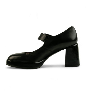 Hispanitas Chaussures en cuir Mary Jane noires