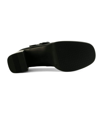 Hispanitas Chaussures en cuir Mary Jane noires