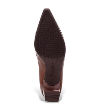 Hispanitas Soho Lounge-Schuhe aus braunem Leder