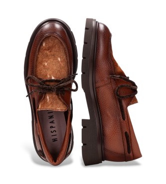 Hispanitas Braune Newyork Lederschuhe