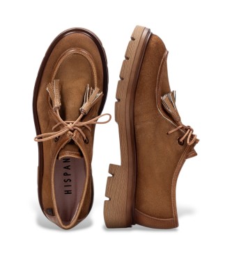 Hispanitas Braune Newyork Lederschuhe